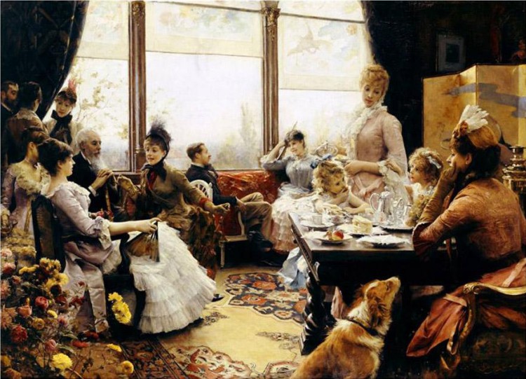 Five O'clock Tea by Julius LeBlanc Stewart/1855-1919