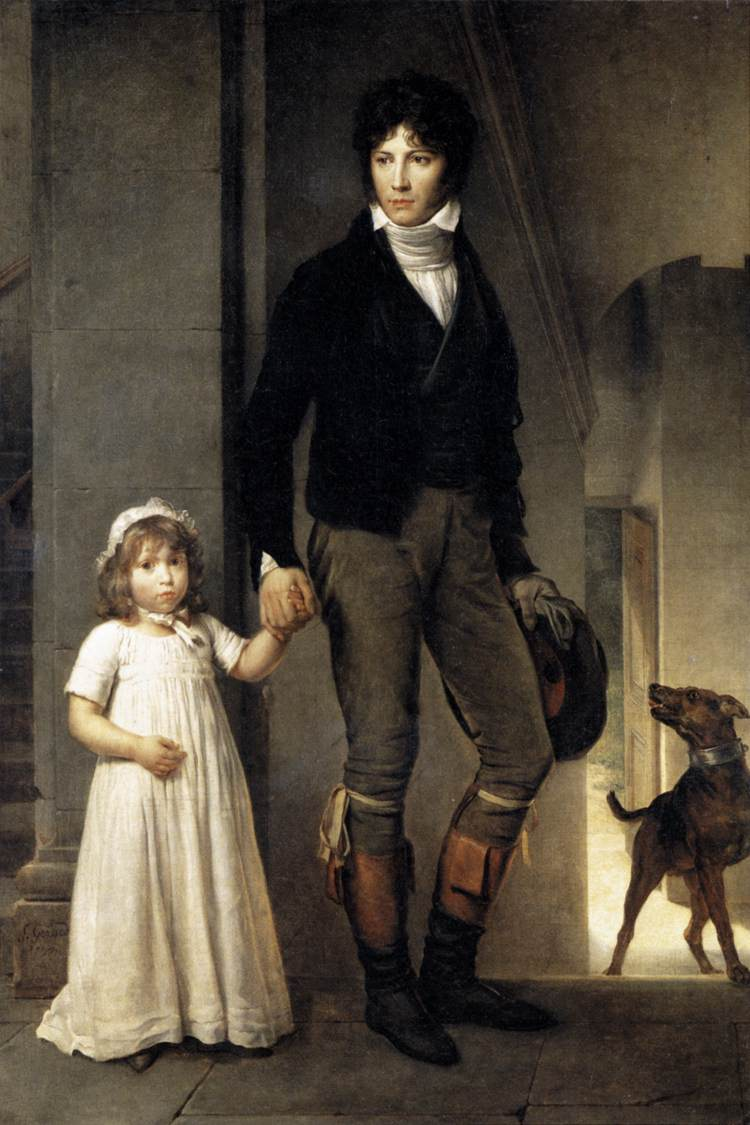 Jean Baptiste Isabey with his daughter Francois Gerard 1795