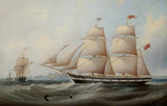 Tea Clipper Isabella by John Scott