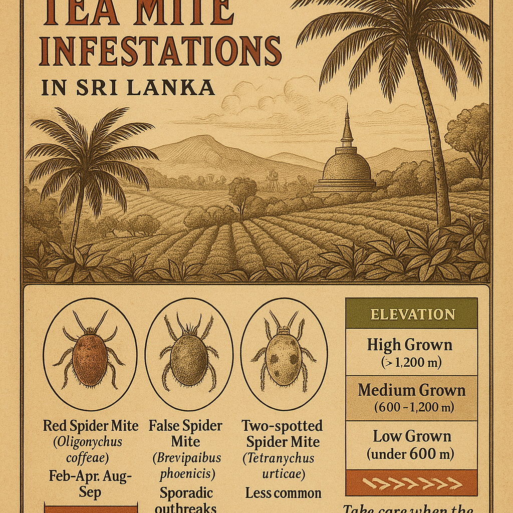 スリランカの紅茶ダニ発生状況