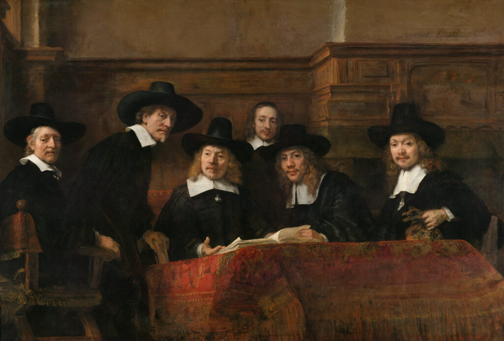 The Syndics of the Drapers' Guild レンブラント(Rembrandt)